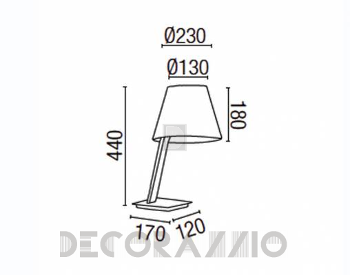 Светильник  настольный (Настольная лампа) Faro 68501 - 68501