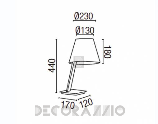 Светильник  настольный (Настольная лампа) Faro 68500 - 68500