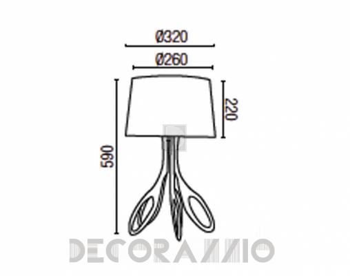 Светильник  настольный (Настольная лампа) Faro 68487 - 68487