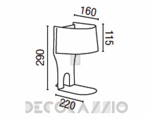 Светильник  настольный (Настольная лампа) Faro 68464 - 68464