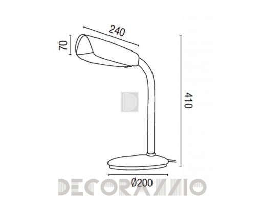 Светильник  настольный (Настольная лампа) Faro 50995 - 50995