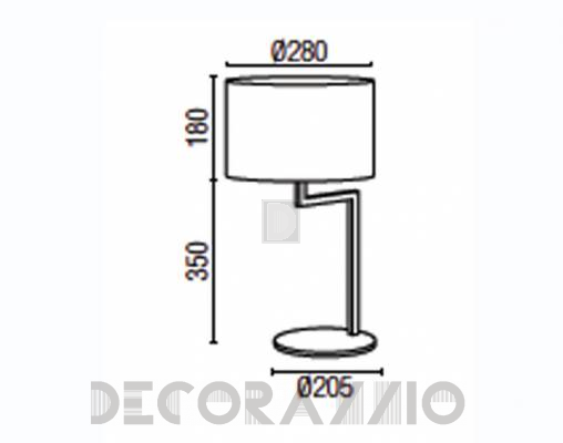 Светильник  настольный (Настольная лампа) Faro 68513 - 68513