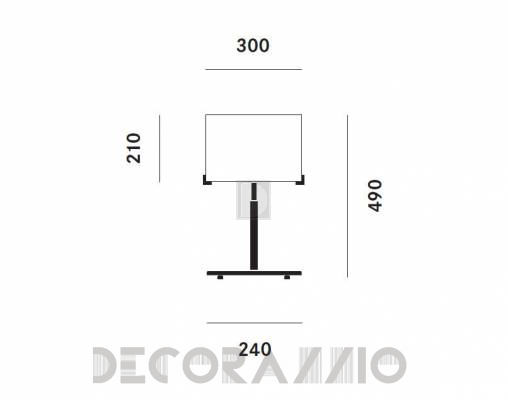 Светильник  настольный (Настольная лампа) Prandina CPL T30 - CPL T30