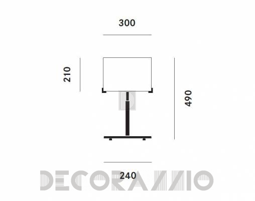 Светильник  настольный (Настольная лампа) Prandina CPL T30 - CPL T30