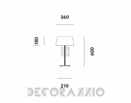 Светильник  настольный (Настольная лампа) Prandina GINGER GLASS T30 - GINGER GLASS T30