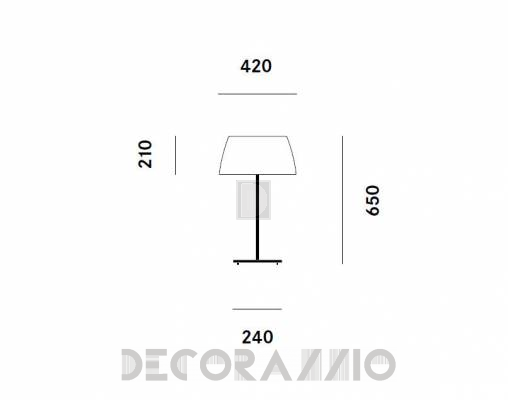 Светильник  настольный (Настольная лампа) Prandina GINGER T50 - GINGER T50