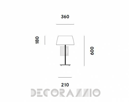 Светильник  настольный (Настольная лампа) Prandina GINGER T30 - GINGER T30