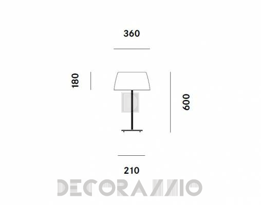 Светильник  настольный (Настольная лампа) Prandina GINGER T30 - GINGER T30