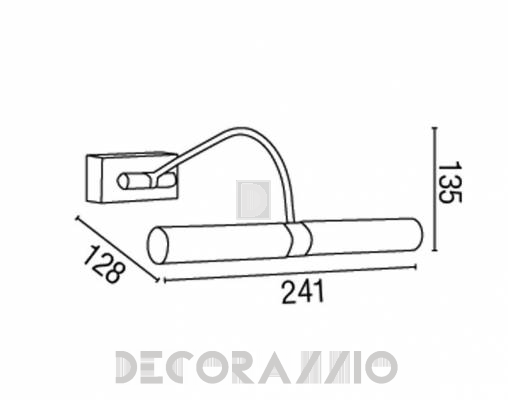 Светильник  настенный накладной (Подсветка для картин) Faro 61063 - 61063