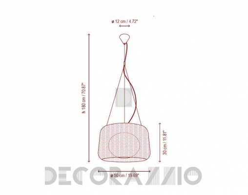 Светильник  потолочный подвесной Bover FORA 4130308 - FORA 4130308