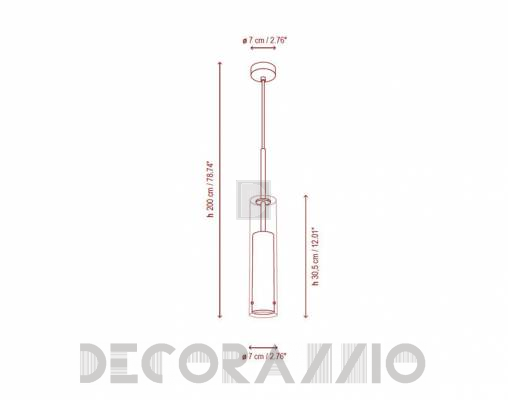 Светильник  потолочный подвесной Bover HARDY 4131299 - HARDY 4131299