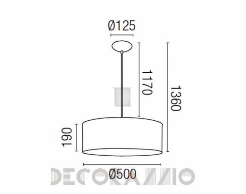 Светильник  потолочный подвесной Faro 68285 - 68285