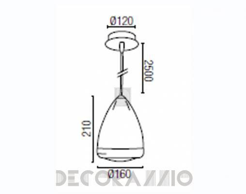 Светильник  потолочный подвесной Faro 29850 - 29850