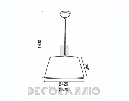 Светильник  потолочный подвесной Faro 68419 - 68419