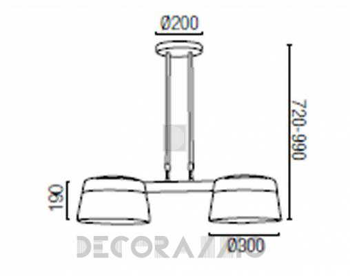 Светильник  потолочный подвесной Faro 66193 - 66193