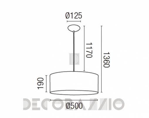 Светильник  потолочный подвесной Faro 68284 - 68284