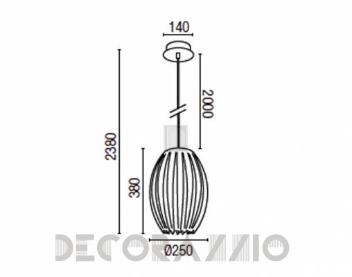 Светильник  потолочный подвесной Faro 29842 - 29842