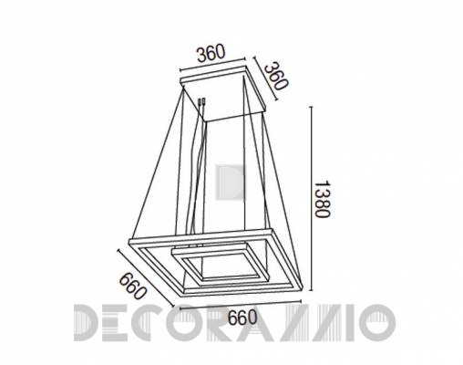 Светильник  потолочный подвесной Faro 29835 - 29835