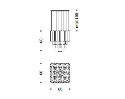 Светильник  потолочный подвесной Idl 9047-8PF- - 9047-8PF-