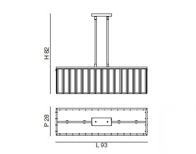 Светильник  потолочный подвесной Idl 359-5S - 359-5S