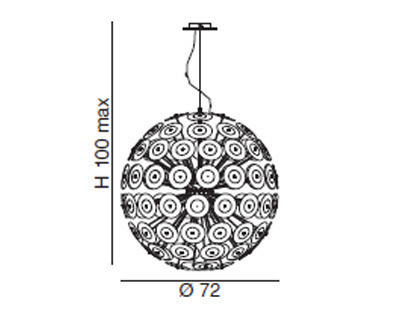 Светильник  потолочный подвесной Idl 243-10s - 243-10s