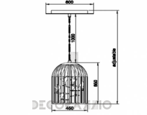 Светильник  потолочный подвесной Isaac Light 712S1-4 - 712S1-4