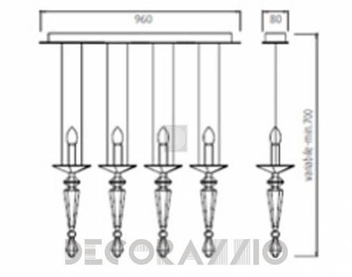 Светильник  потолочный подвесной Isaac Light 709-s4 - 709-s4