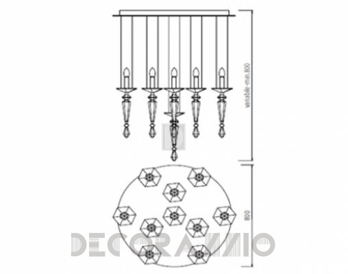 Светильник  потолочный подвесной Isaac Light 709-s10 - 709-s10