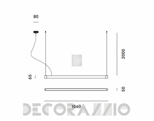 Светильник  потолочный подвесной Prandina TECA ECO S7 - TECA ECO S7