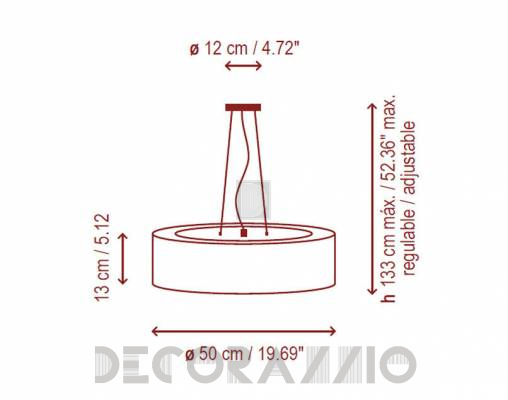 Светильник  потолочный подвесной Bover TEKNO C - TEKNO C