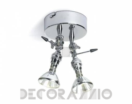 Светильник  настенный накладной Disegno Luce BAIONETTA C+W BASE 2 LIGHTS B15D 50W 12V - BAIONETTA C+W BASE 2 LIGHTS B15D 50W 12V