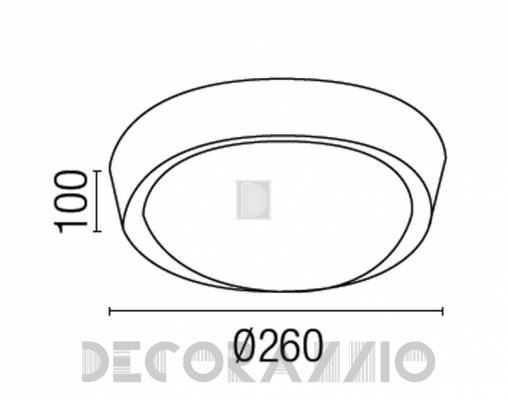 Светильник  потолочный накладной Faro 61005 - 61005