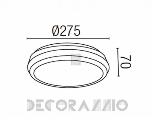 Светильник  потолочный накладной Faro 63302 - 63302