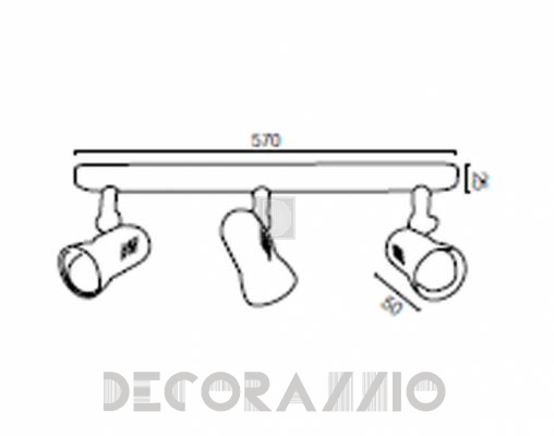 Светильник  потолочный накладной Faro 40273 - 40273