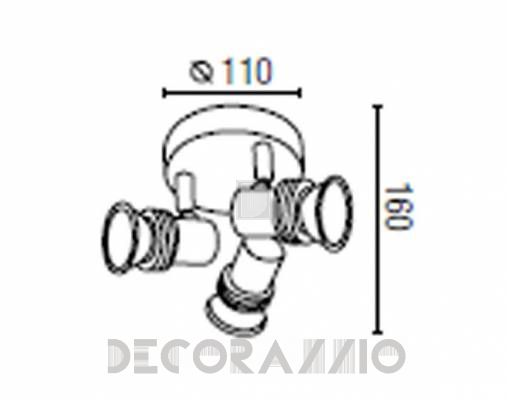 Светильник  потолочный накладной Faro 40426 - 40426