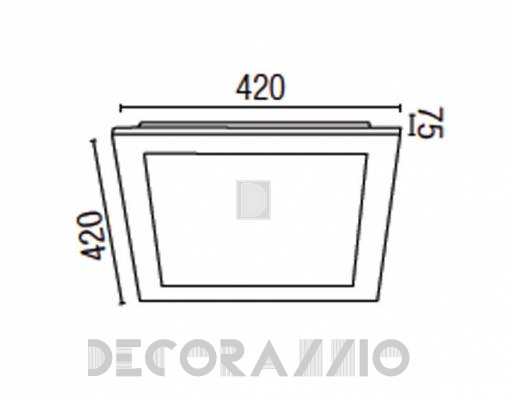 Светильник  потолочный накладной Faro 3005 - 3005