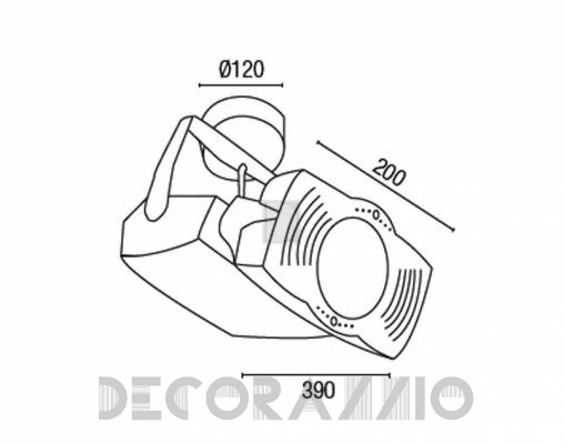 Светильник  потолочный накладной Faro 43363 - 43363