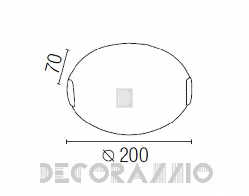 Светильник  потолочный накладной Faro 63055 - 63055