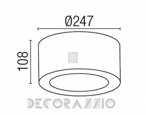 Светильник  потолочный накладной Faro 63128 - 63128