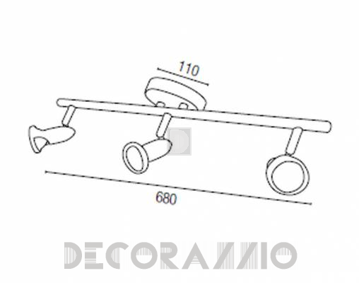 Светильник  потолочный накладной Faro 40893 - 40893