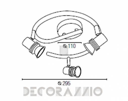 Светильник  потолочный накладной Faro 40425 - 40425