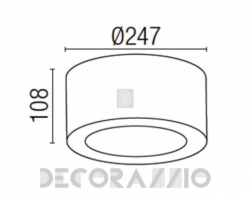 Светильник  потолочный накладной Faro 63129 - 63129