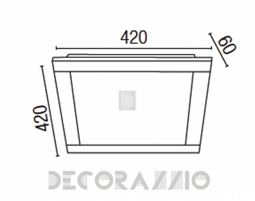 Светильник  потолочный накладной Faro 3015 - 3015