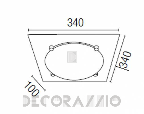 Светильник  потолочный накладной Faro 63081 - 63081