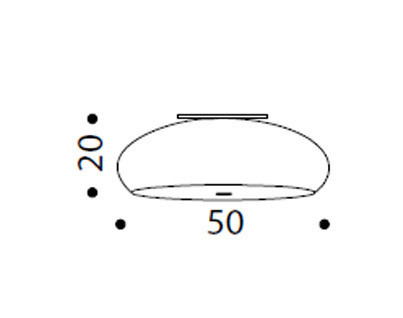 Светильник  потолочный накладной Idl 479-50PF - 479-50PF