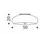 Светильник  потолочный накладной Idl 479-50PF - 479-50PF