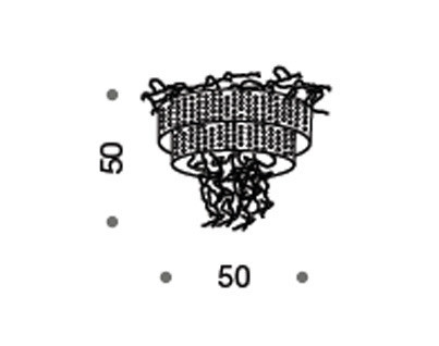 Светильник  потолочный накладной Idl 463-8PF - 463-8PF