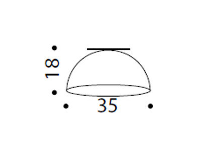 Светильник  потолочный накладной Idl 478-35PF - 478-35PF