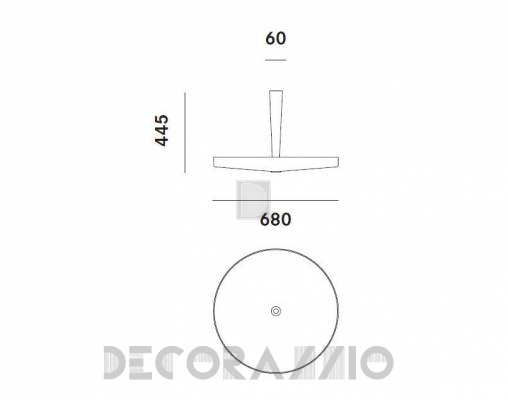 Светильник  потолочный подвесной Prandina EQUILIBRE ECO C33 - EQUILIBRE ECO C33