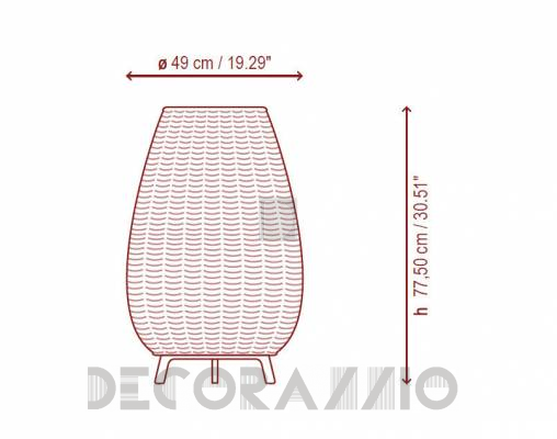 Светильник  напольный (Торшер) Bover AMPHORA - AMPHORA 01 P-741